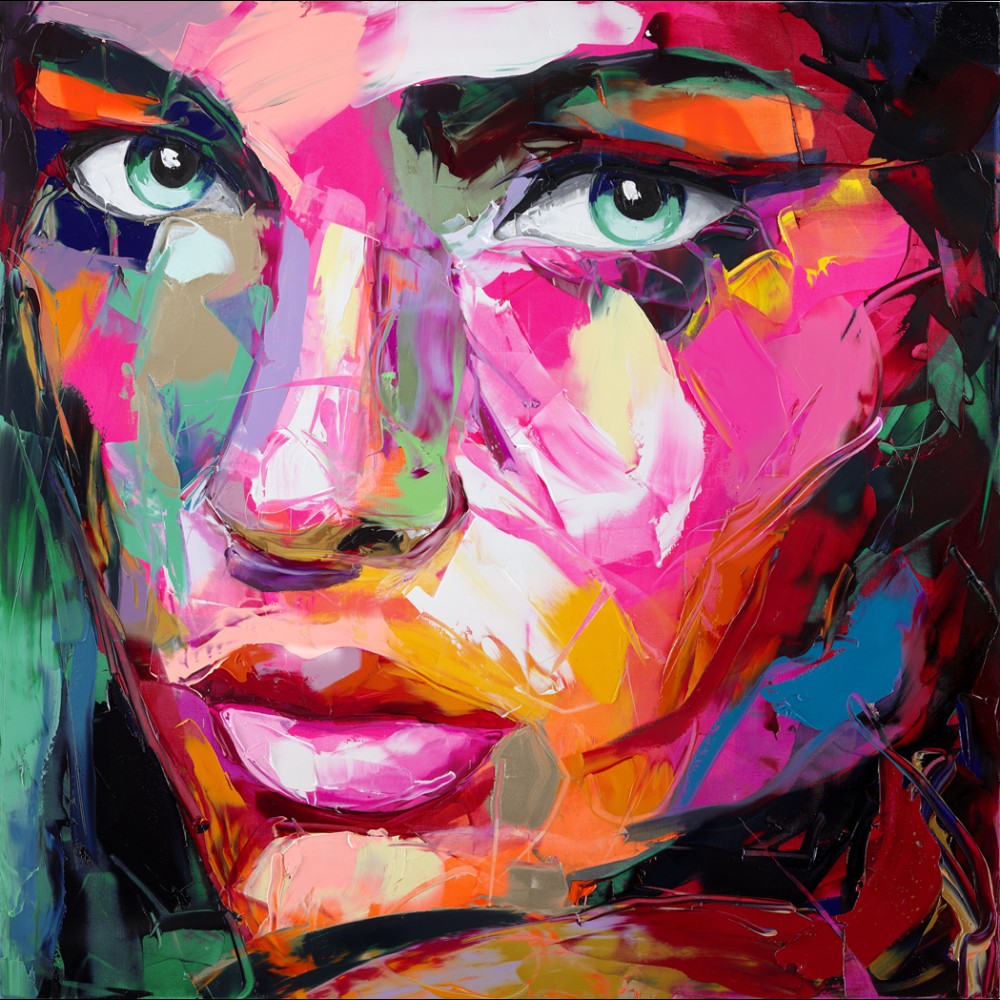 Francoise Nielly Portrait Palette Painting Expression Face214